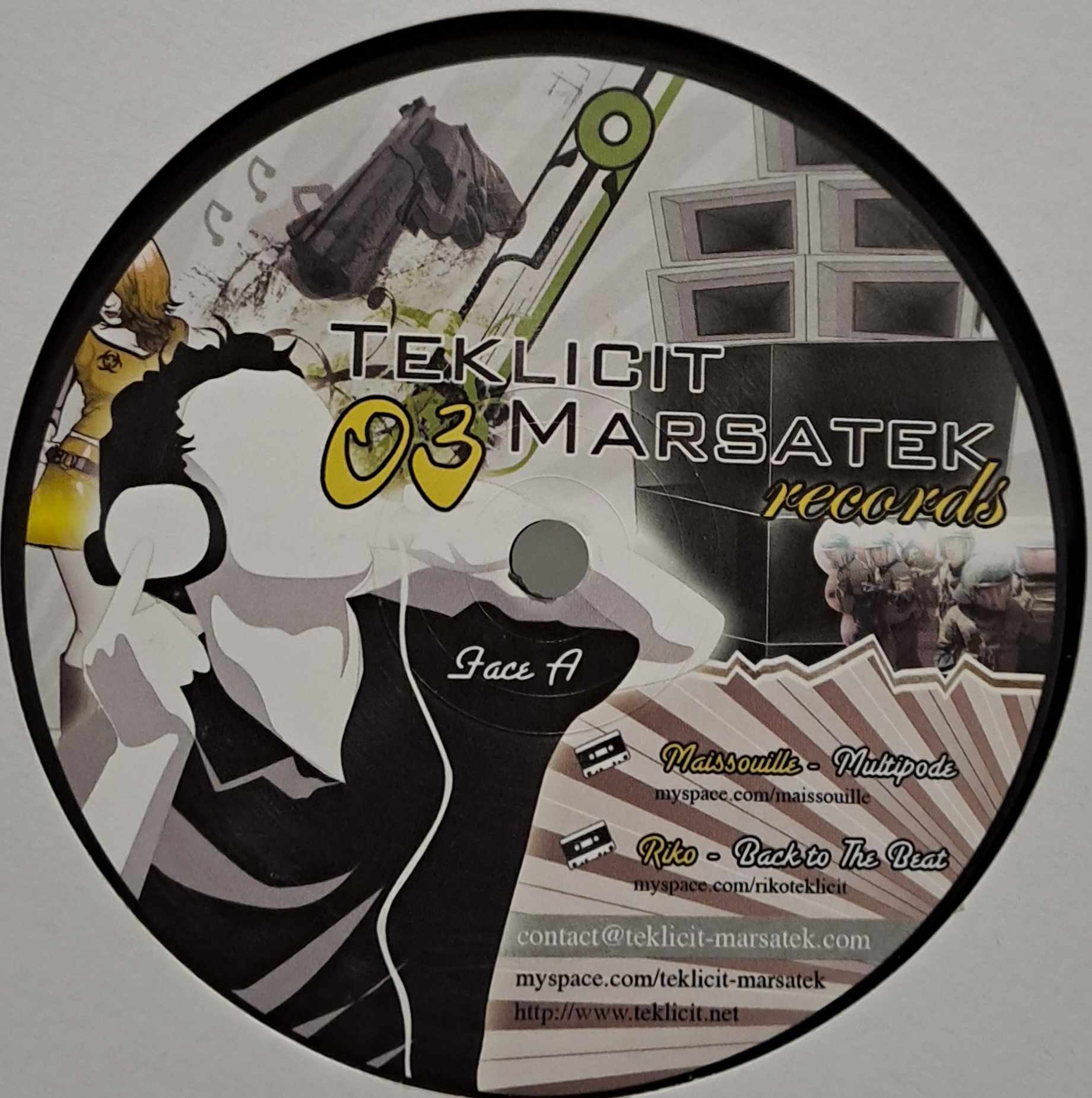 Teklicit Marsatek 03 - vinyle freetekno